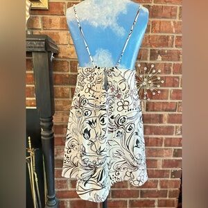 Zara dress with bead work & floral Print